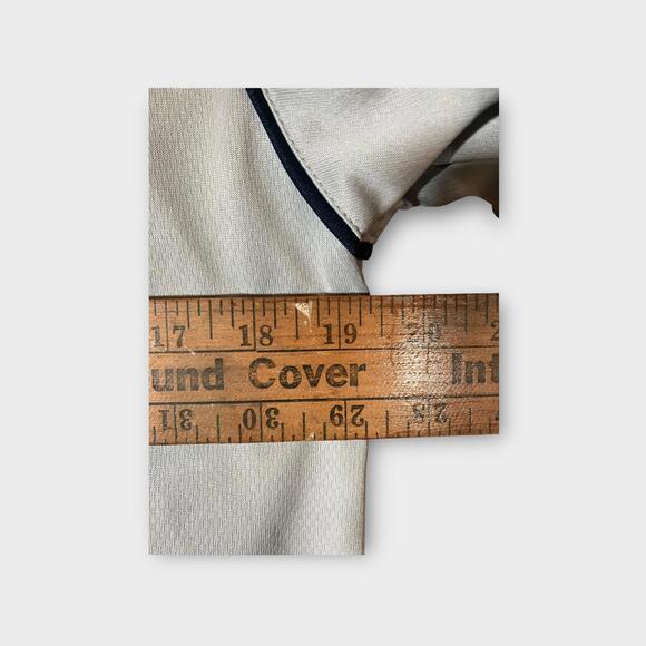 Nike MLB New York Yankees Jersey Shirt YOUTH Large 16/18 Button Gray - Picture 7 of 8